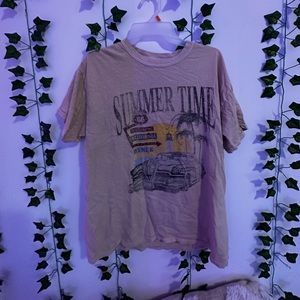 Pink peach t shirt, size medium